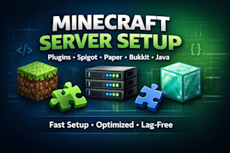 create and setup minecraft server plugins spigot paper bukkit java