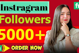 get 5000 organic instagram followers