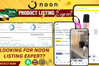 do noon listings creation and noon seo optimization   that drive sales