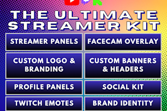 create a complete streamer branding package