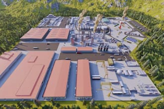 do 3d industry factory, power plant, factory design, refinery, production hub