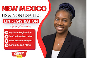do USA llc registration in new mexico for non USA resident