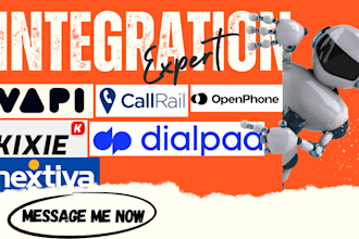 integrate vapi ai openphone kixie callrail dialpad nextiva using zapier n8n make