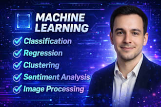 do classification, regression, clustering, image processing, sentiment analysis