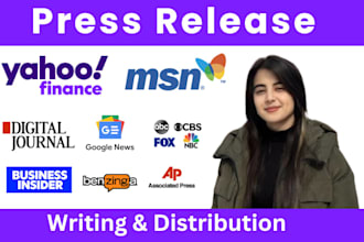 do press release writing and press release distribution