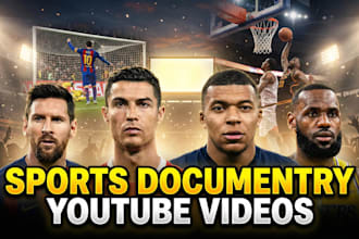 do mini sports documentry videos for your youtube channel