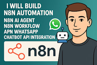 n8n automation n8n ai agent n8n workflow n8n whatsapp chatbot API integration