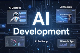 build ai saas app, ai software, ai website, ai chatbot