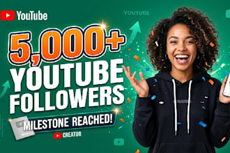 expand 5,000 youtube followers very high quality