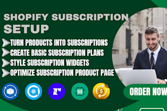 setup shopify subscriptions seal appstle recharge subi loop bold kaching joy