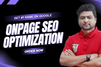 do onpage SEO for wordpress, wix, shopify, squarespace to boost google ranking