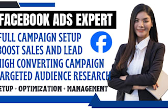 setup facebook instagram ads campaign fb meta ads marketing advertising manager