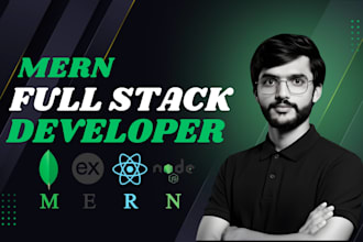 be your mern stack developer, full stack website