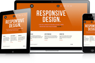 convert psd to html with  responsive