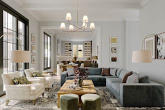 provide luxury 3d interior design and virtual staging 3d rendering