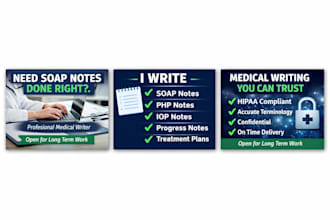 write professional soap notes and medical documentation