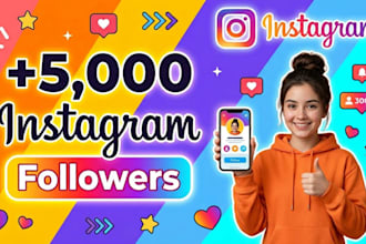 grow your 5000 instagram real followers