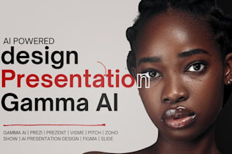 gamma ai prezi prezent visme pitch zoho show ai presentation design figma slide