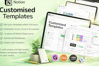 notion template expert with notion consultation and automation setup