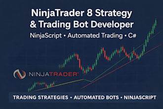 code trading strategy on ninjatrader 8 or automated trading bot on ninjatrader