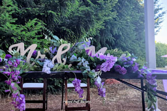 plan and design a luxury event with elevated floral styling