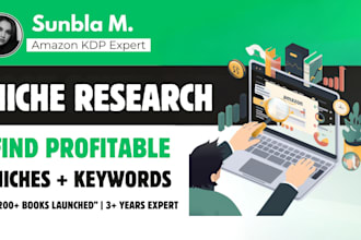 do profitable niche research for your amazon kdp book