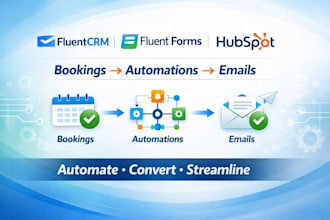 do fluentcrm fluent community bookings smtp fluent crm form hubspot workflow