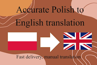 translate english to polish and vice versa