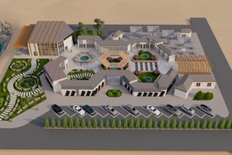 create photorealistic 3d landscape renders and backyard design