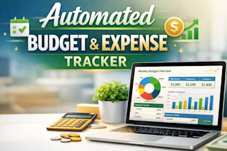 create custom automated excel google spreadsheet vba budget planner formulas