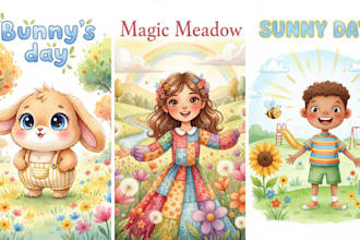 childrens story book illustration and childrens story book illustration