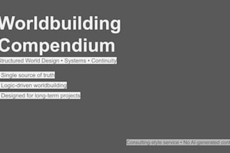 create a custom worldbuilding compendium for games and novels