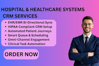setup hospitals and healthcare systems CRM oracle eclinicalworks zendesk smartx