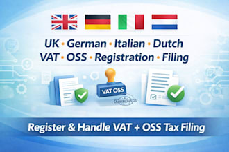 do UK company registration germany italian dutch deutesh vat oss tax filling