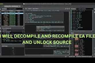 unlock any ea source code, decompile ea file and recompile ea