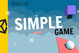 do unity game development, unity 2d 3d game for pc mobile