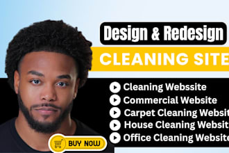 build cleaning service website house cleaning website office cleaning website