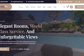 design travel agency website, tour operator booking and travel booking website
