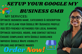 reinstate and fix suspended google my business profile gmb setup and optimize