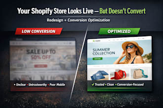 redesign shopify online store redesign shopify website design shopify webshop