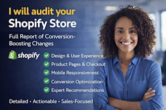 conduct a full shopify store audit and review to boost conversions