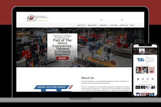 build mechanical engineering website civil engineering firm contractor website
