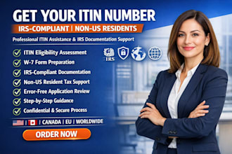 get your itin individual taxpayer number as irs caa for non us residence