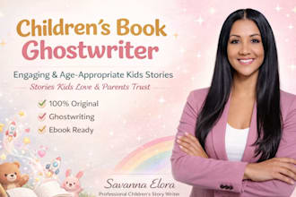 be children book writer children story book kids story children ghostwriter