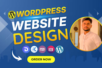 make fast wordpress site using elementor within 24 hours
