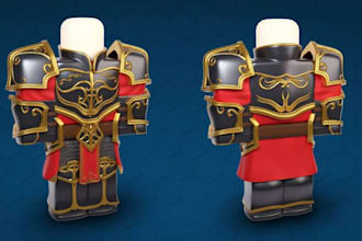 create custom 3d roblox ugc model, roblox clothing