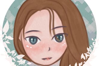 make anime style avatars or stickers for you