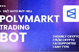 build stock trading bot, polymarket bot, copy trading bot, etrade, robinhood bot