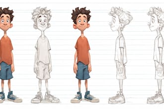 create any cartoon character
