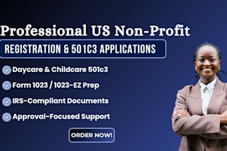 prepare your 501c3 application for a daycare or childcare nonprofit
